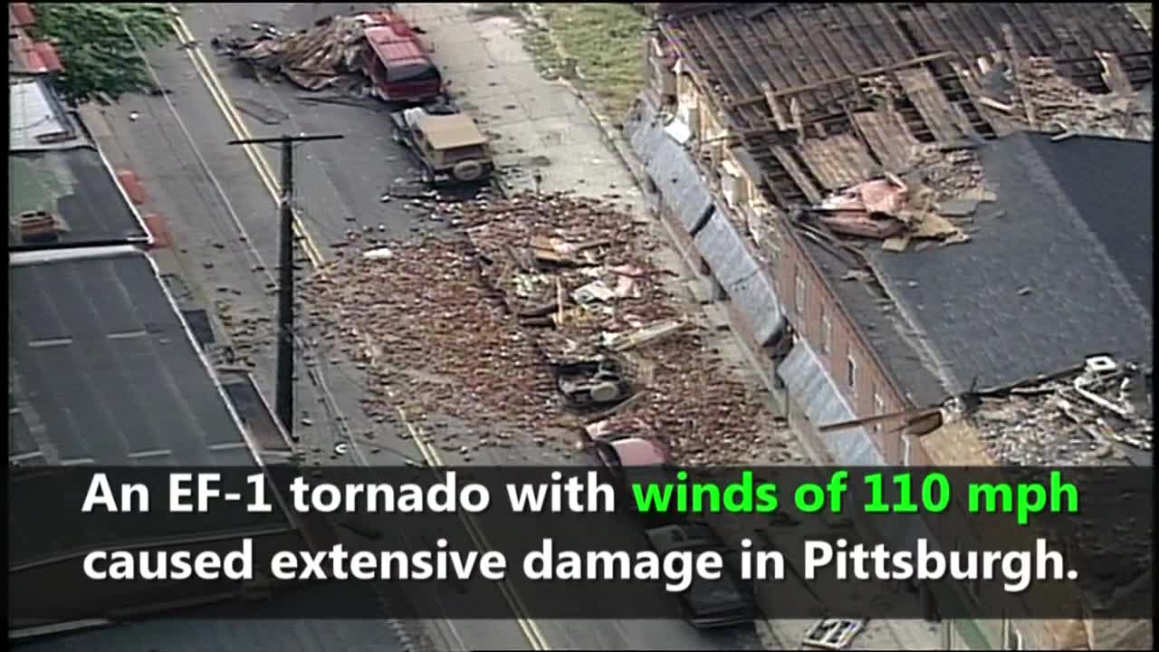 ON THIS DAY June 2, 1998, Tornado touched down on Mt. Washington WPXI