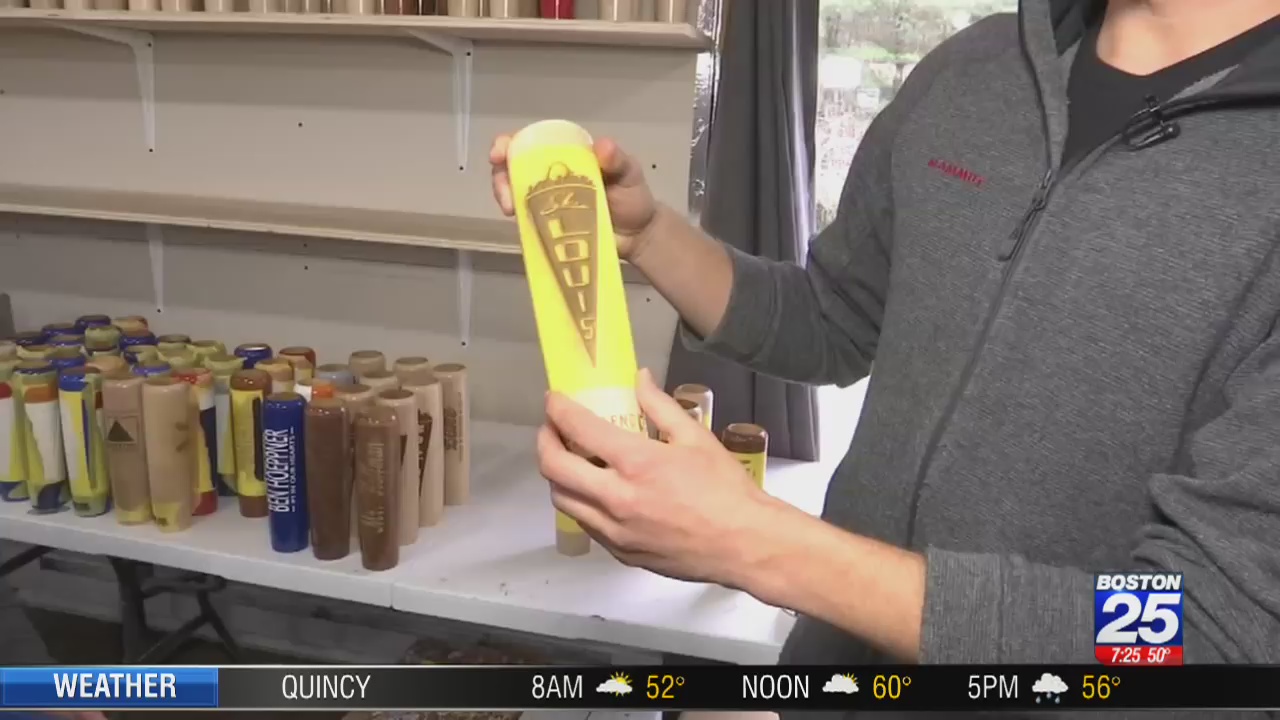 Local company turning baseball bats into mugs