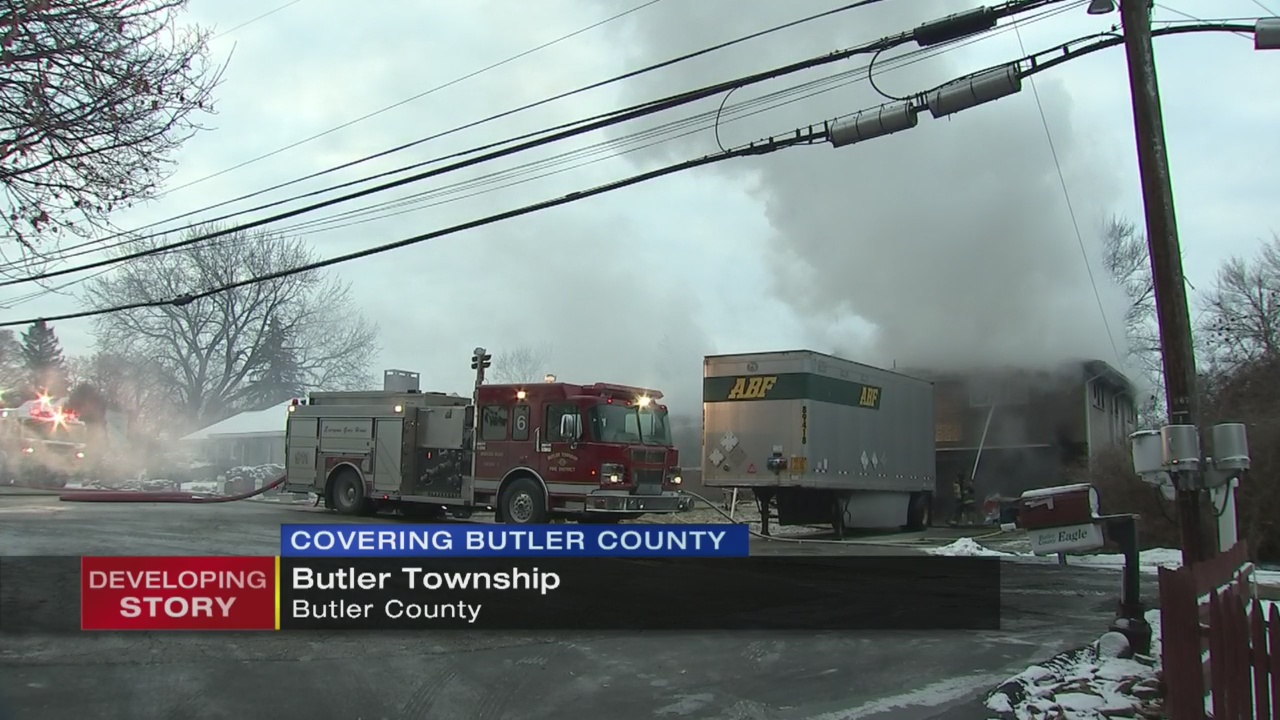 3 injured, 1 flown to hospital in Butler County house fire