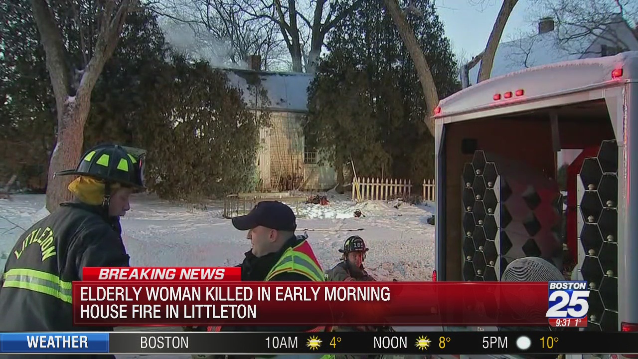 Woman killed in Littleton house fire, officials say Boston 25 News