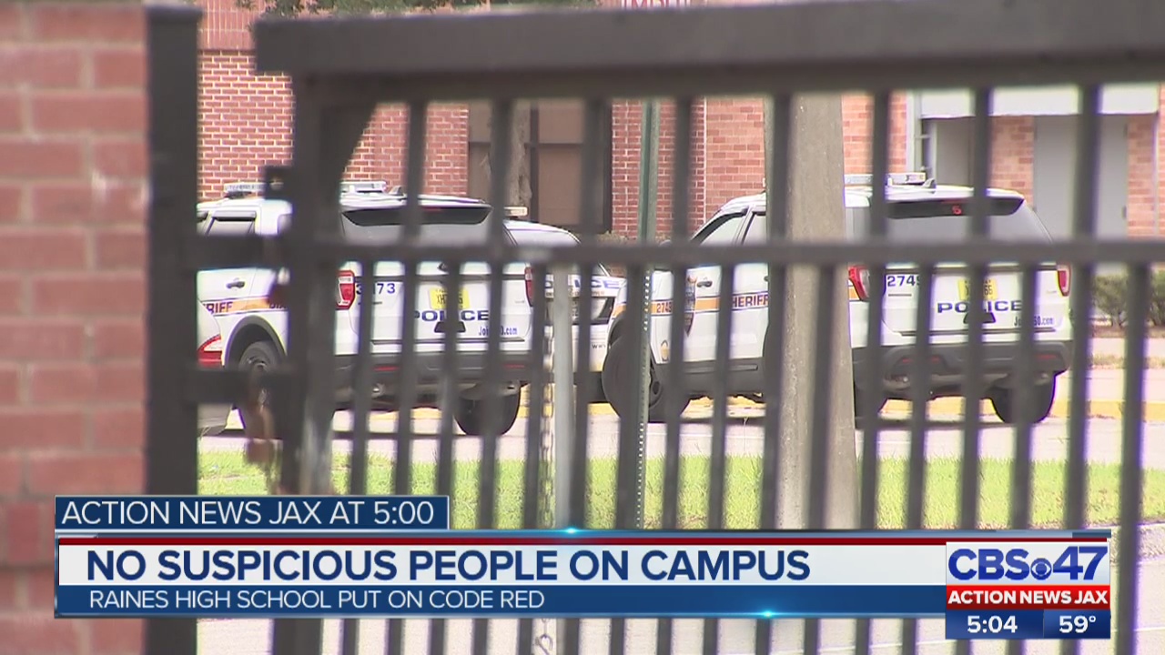 Students released after lockdown at Raines High School in Jacksonville