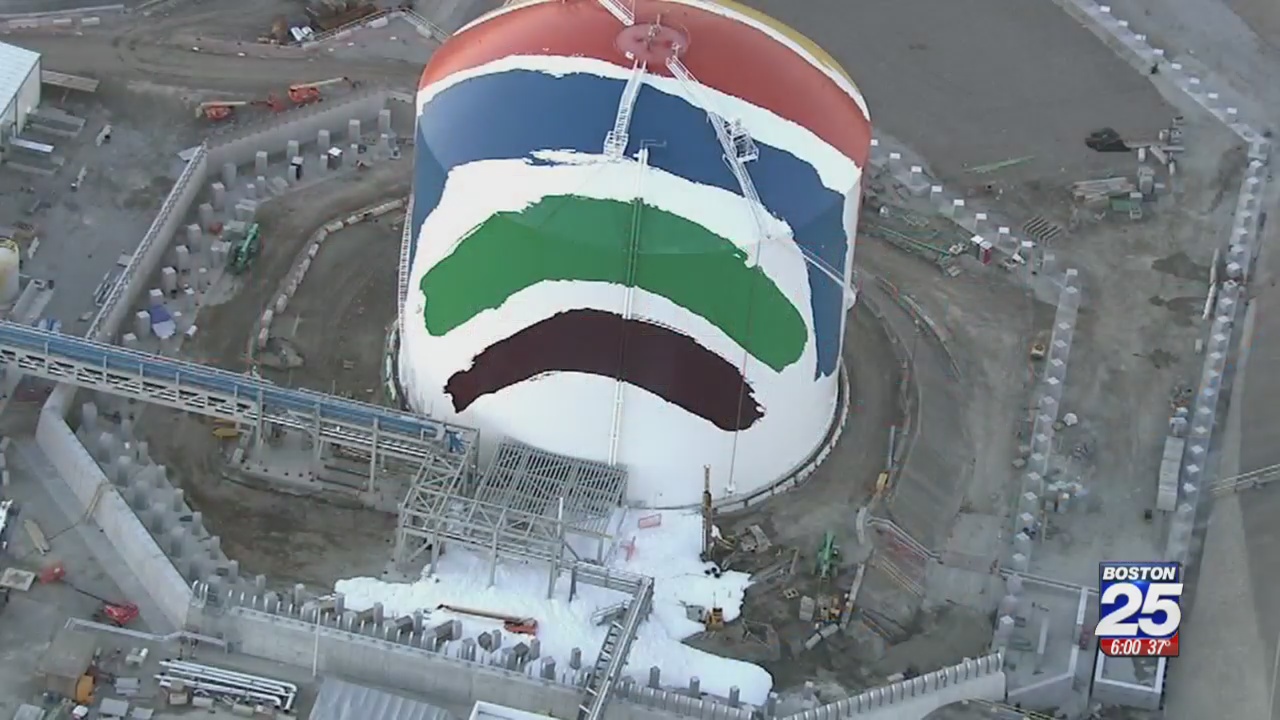 Scene cleared after response at Dorchester gas tank Boston 25 News