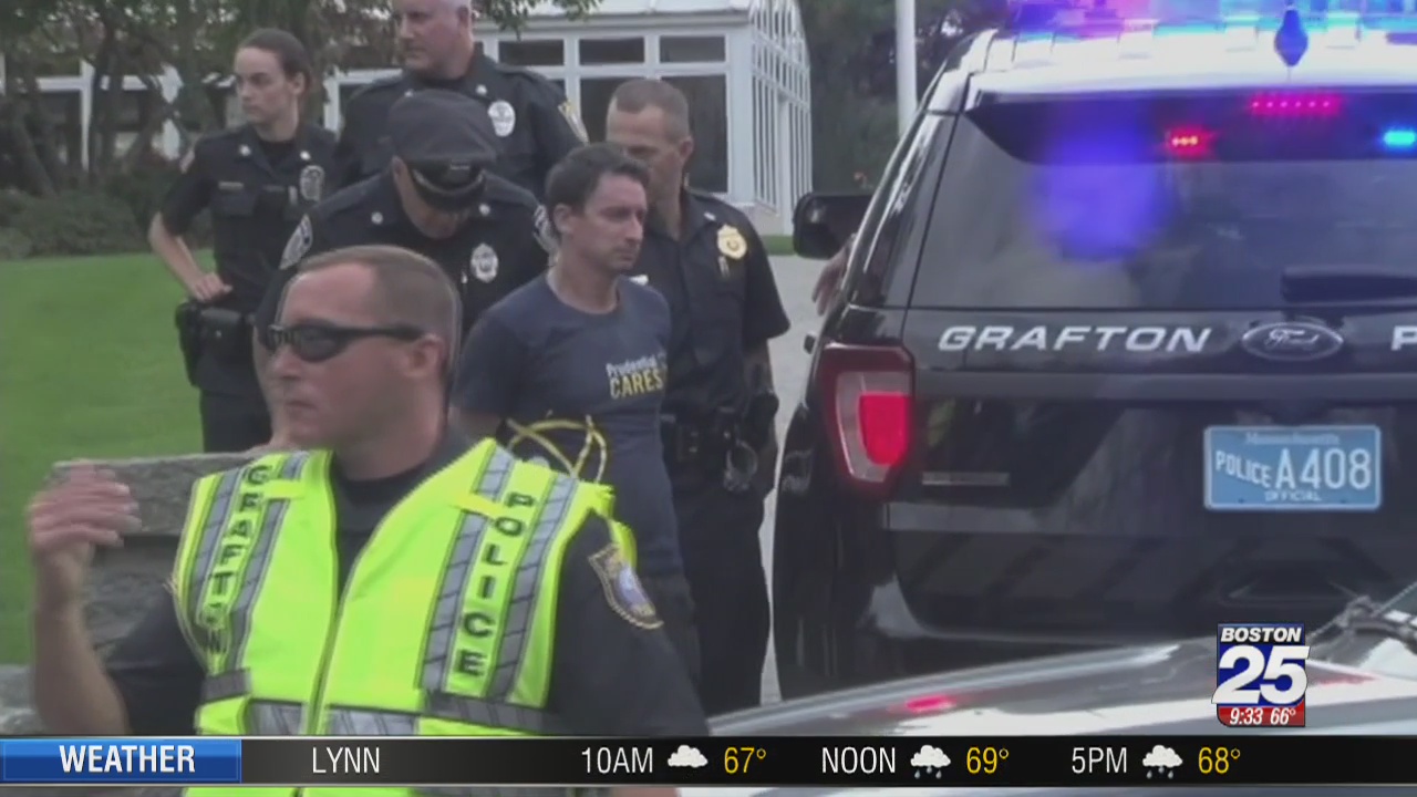 Northbridge police arrest man after multitown chase, crash Boston 25 News