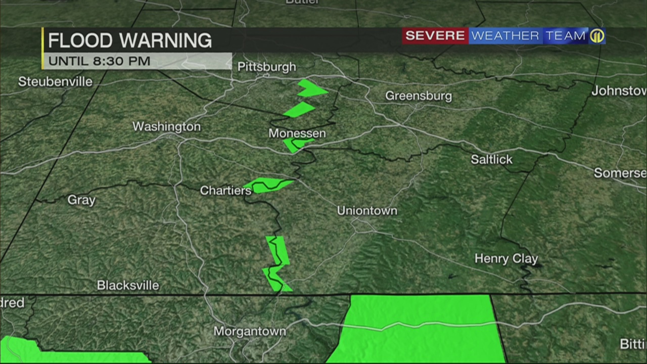 Threat for flooding continues along Monongahela River WPXI