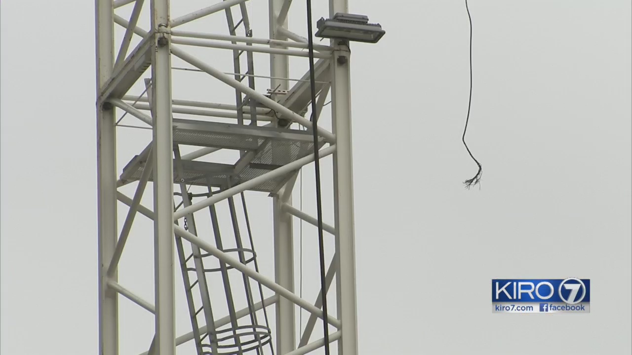 L&I investigating crane cable snap at Belltown condo project KIRO 7
