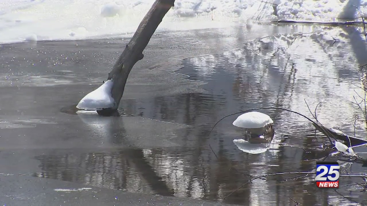 Rutland rescue Officers follow footsteps, find woman stuck in swamp