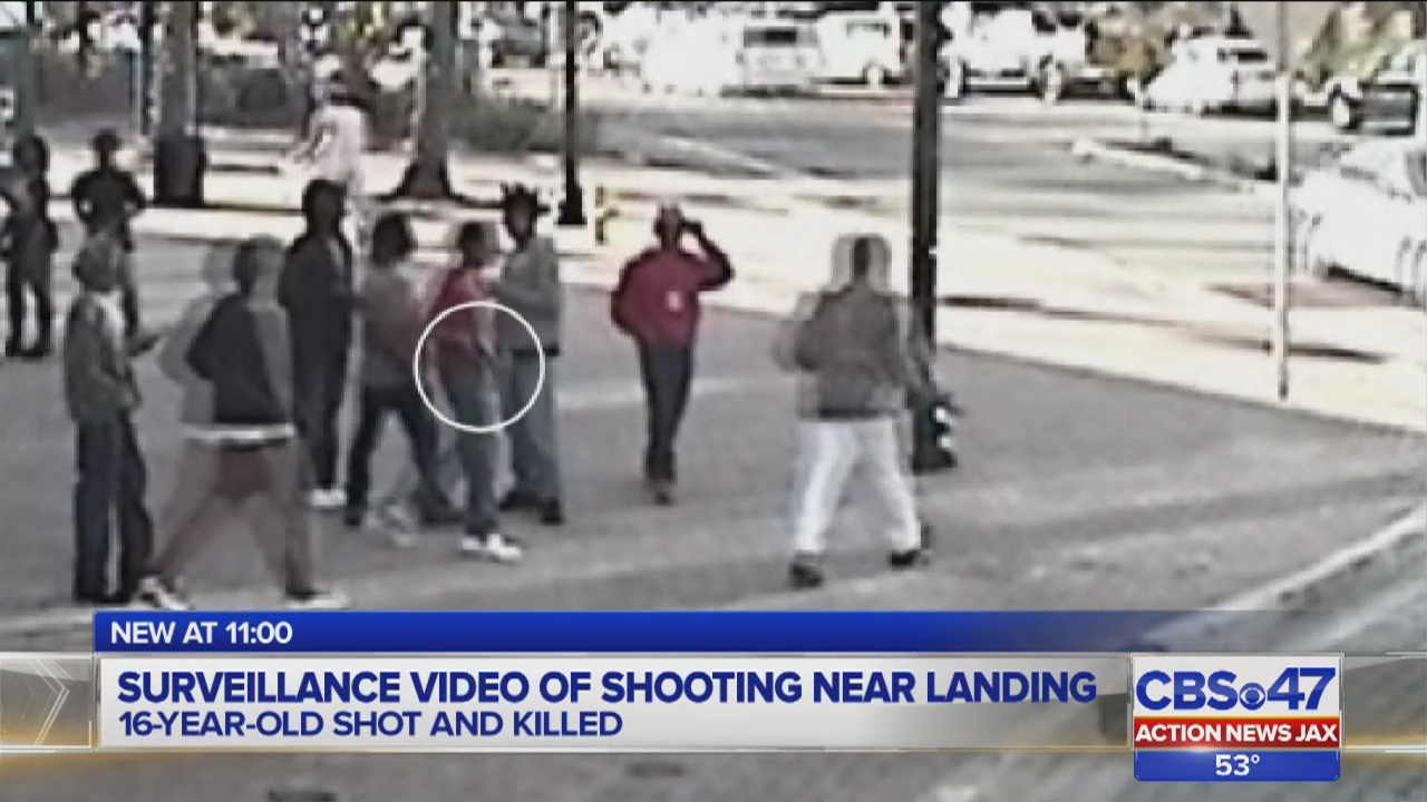 Surveillance video shows moments leading up to fatal shooting of teen
