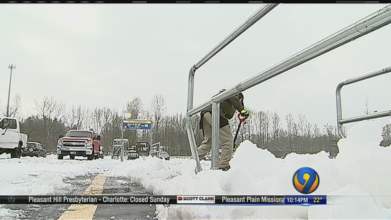 Lincolnton and Hickory receive largest snow fall during winter storm WSOC TV