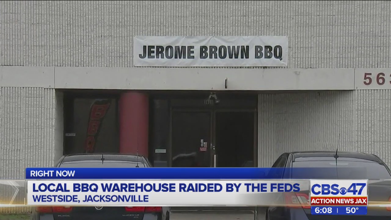 Warehouse for Jerome Brown BBQ in Jacksonville raided Action News Jax