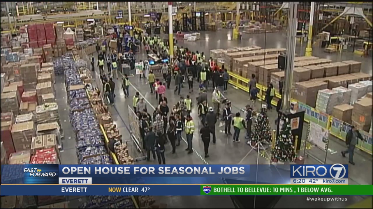 Amazon holding seasonal hiring events in Everett, Auburn KIRO 7 News
