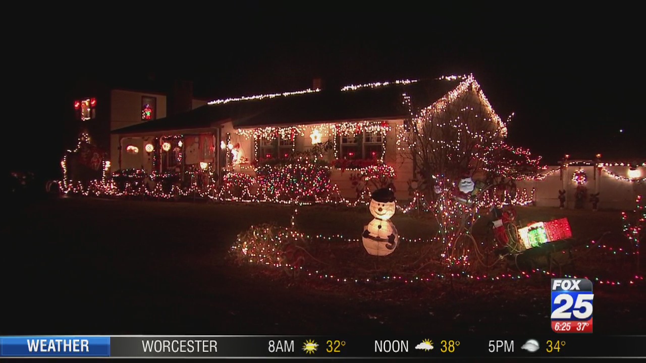 Man home from hospital after electric shock by Christmas lights