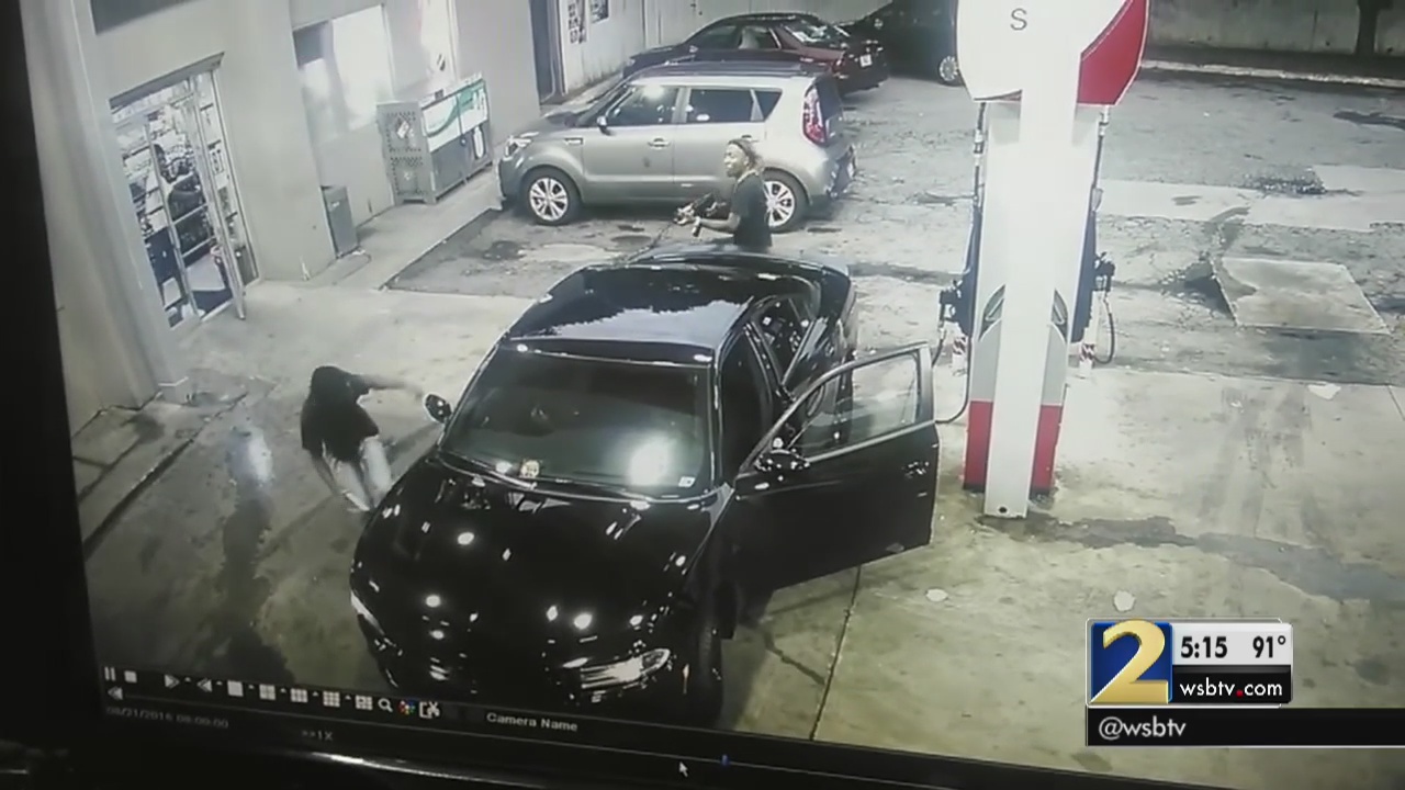 Dramatic video shows shootout at Atlanta gas station WSBTV Channel 2 Atlanta