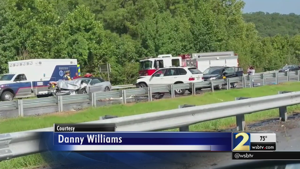 27car wreck closes all lanes of I75N in Bartow County WSBTV