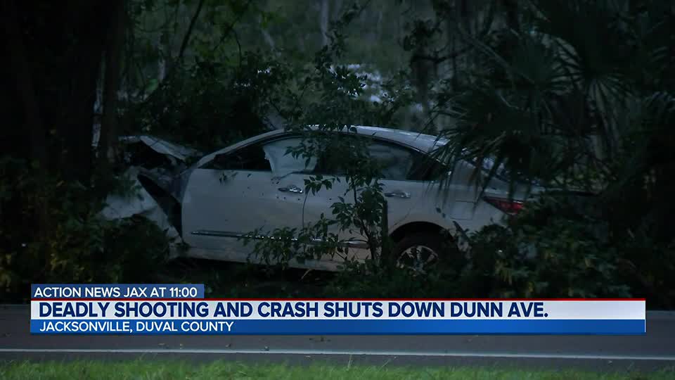 Shooting on Dunn Avenue leads to car crash, victim killed
