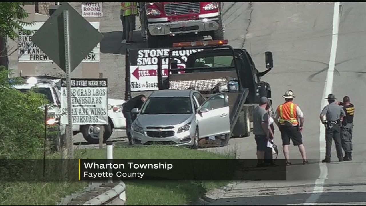 1 killed in 3-vehicle accident on Route 40 in Fayette County