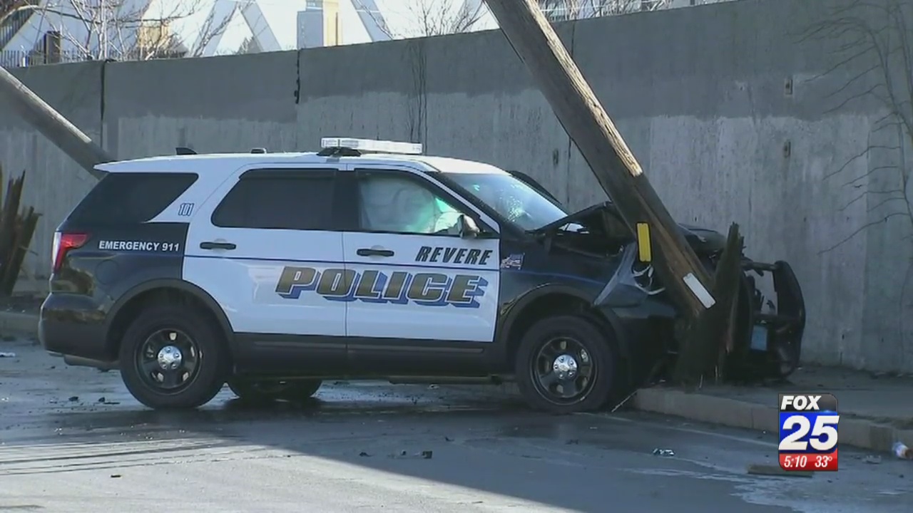 Officer suffers serious injuries in Chelsea cruiser crash Boston 25 News