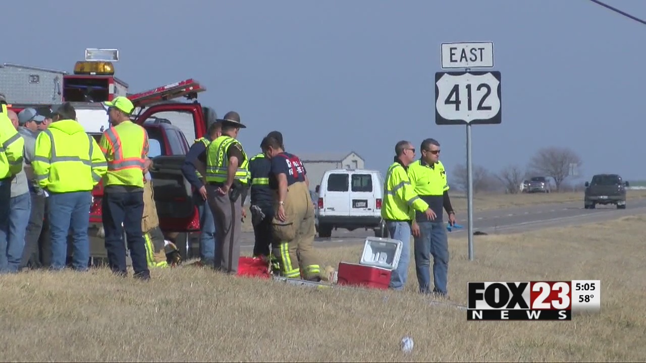 One dead after fatal crash on Highway 412 FOX23 News