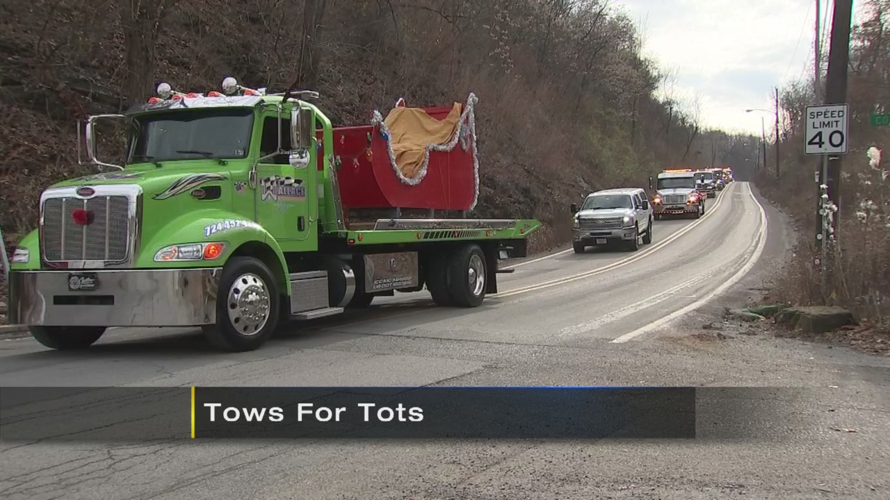 Annual Tows for Tots toy drive held in Pittsburgh's South Side