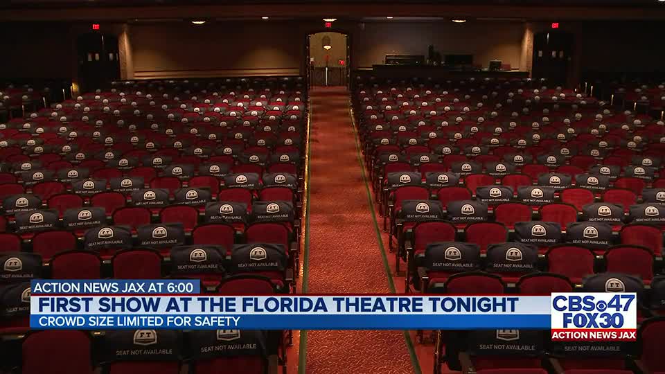 Florida Theatre reopens for the first time since March 12